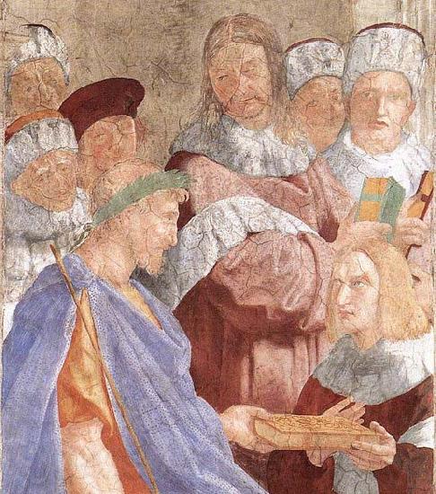 RAFFAELLO Sanzio Justinian Presenting the Pandects to Trebonianus Spain oil painting art